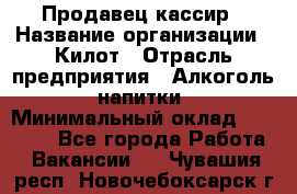 Продавец-кассир › Название организации ­ Килот › Отрасль предприятия ­ Алкоголь, напитки › Минимальный оклад ­ 20 000 - Все города Работа » Вакансии   . Чувашия респ.,Новочебоксарск г.